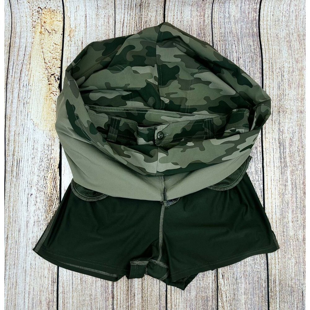 Eddie Bauer Adventurer 2.0 Skort Womens Size 16 Camo Active Outdoor Golf Skirt - Picture 6 of 8